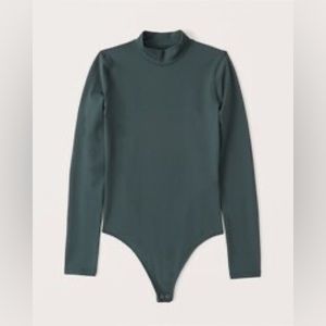 Abercrombie Long-Sleeve Seamless Mockneck Bodysuit